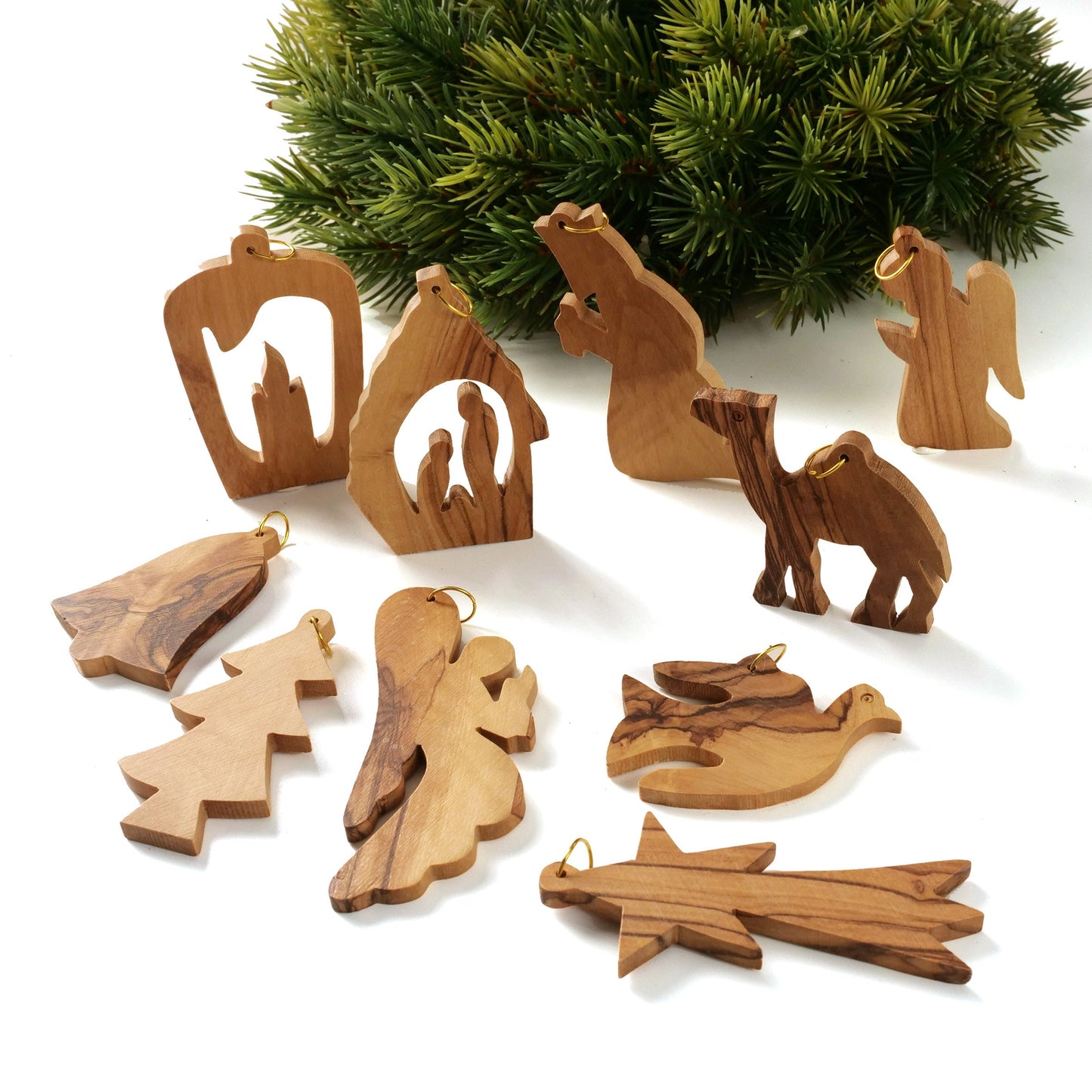 Weihnachtsdeko Baumschmuck Anhänger 10er Set-1